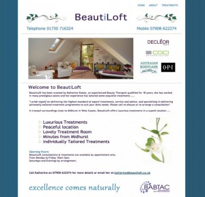 beautiloft- - Bespoke Small Business Website from Red Leaf Design