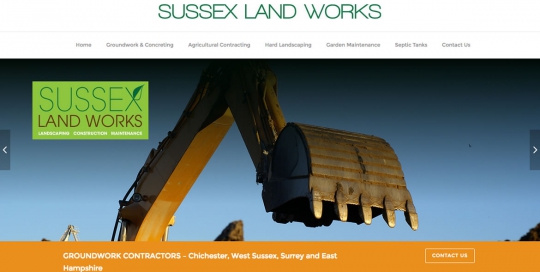 Sussex Landworks Project - Website Refresh by Red Leaf Chichester, West Sussex